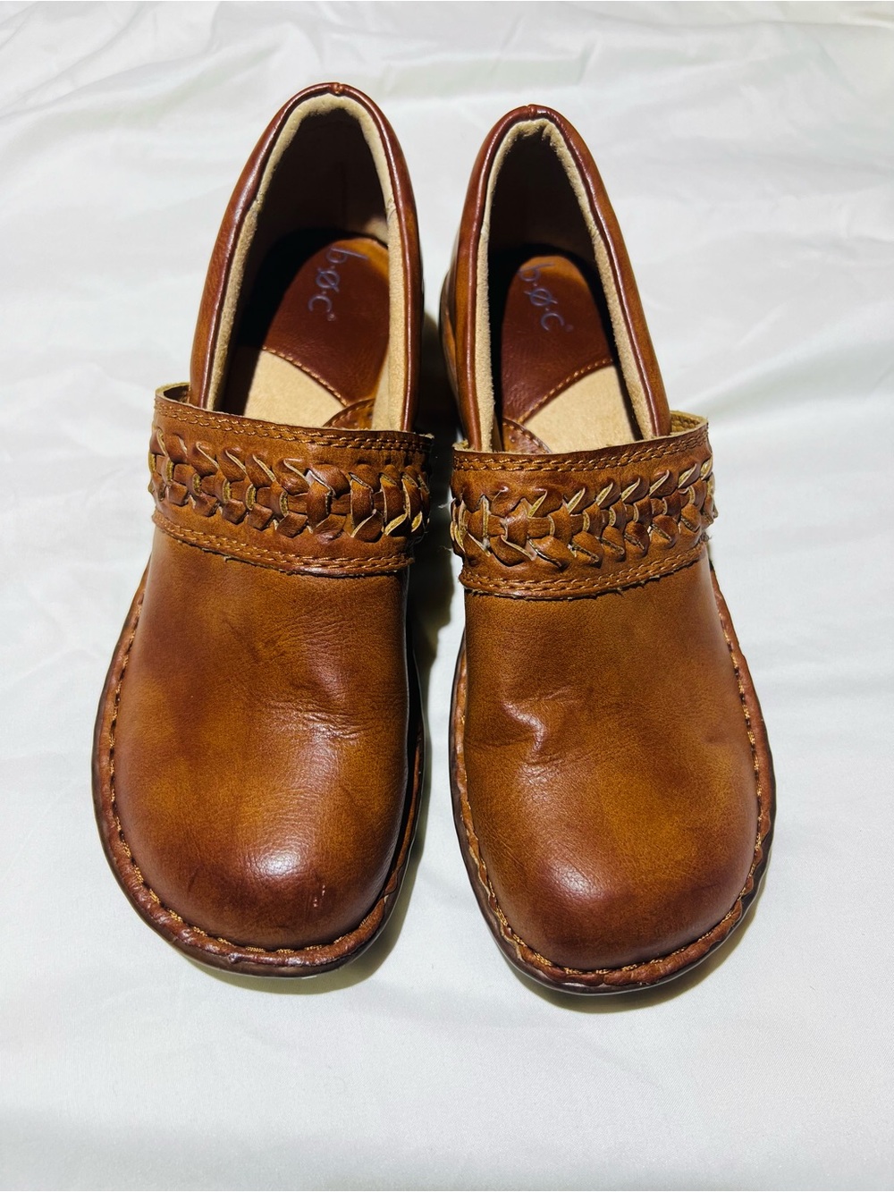 Women’s Born concepts Brown Leather Slip-On Loafers